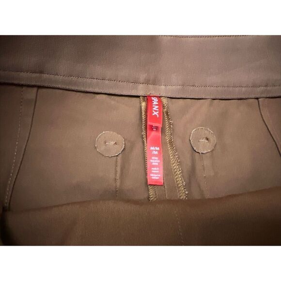 Spanx 20365Q Sz M PetiteOn the Go Slim Straight Ankle Pant Rust Bronze Glow - Picture 10 of 14